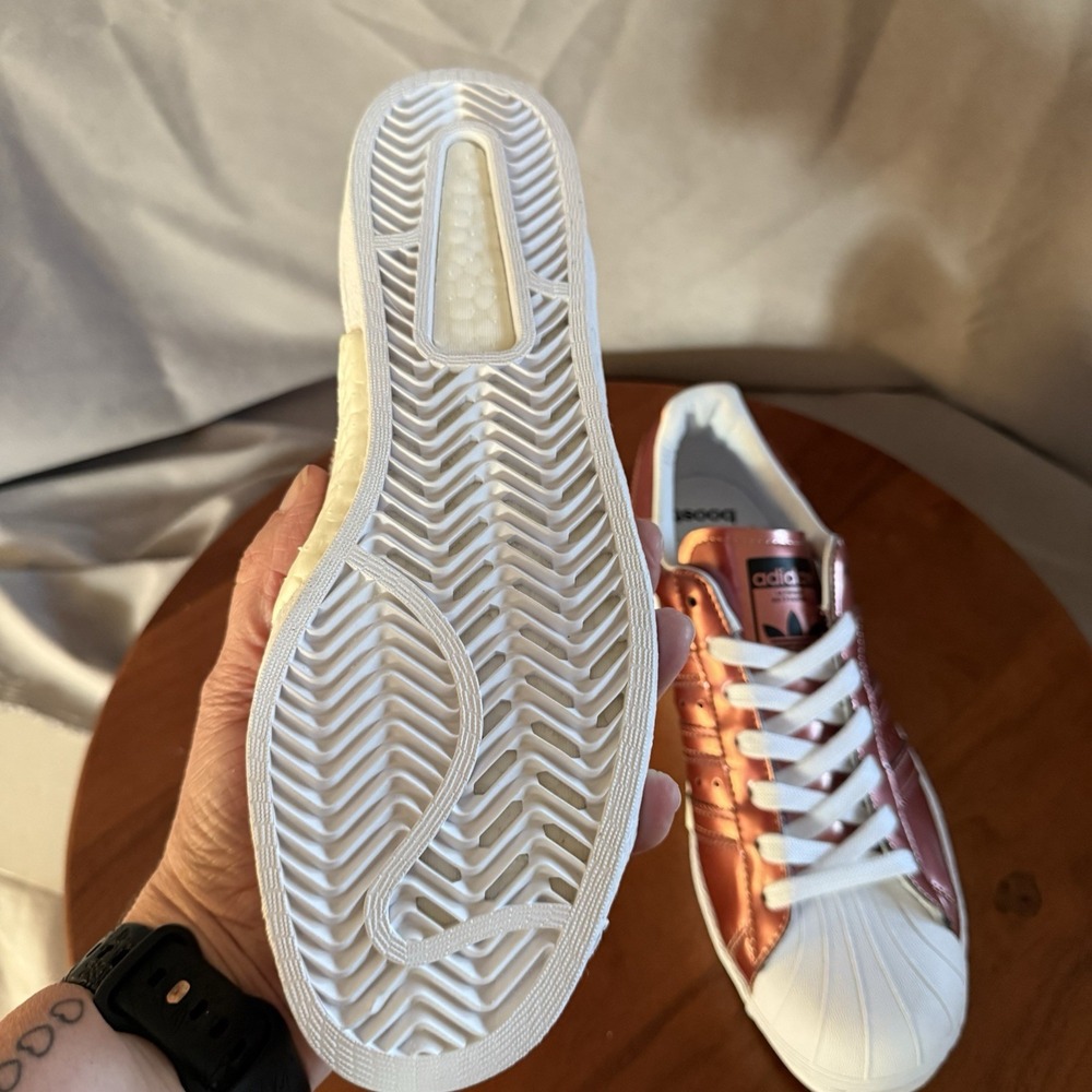 Adidas Superstar Boost Copper Metallic Women's Basketball Shoes BB2270 Size 8.5 - Picture 8 of 13